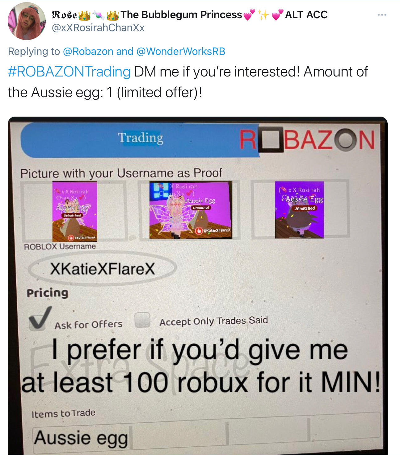 @xXRosirahChanXx on Twitter